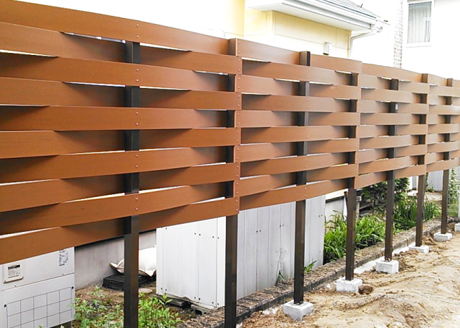 【スペースプランニングの施工事例】フェンス・塀の施工